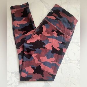 Lululemon Wunder Train Camo Leggings